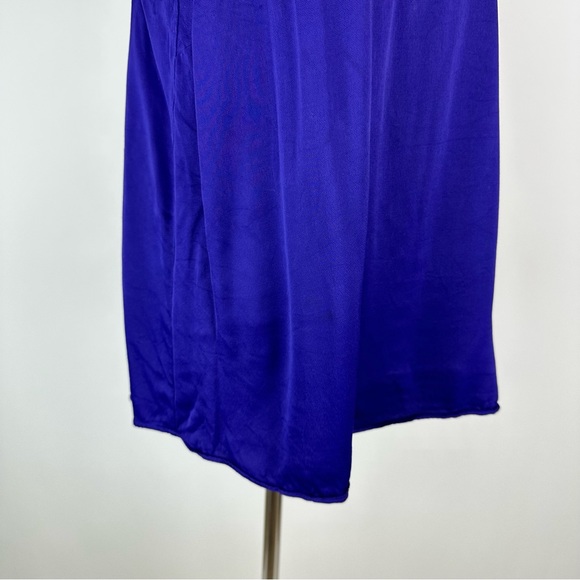 Anthropologie Floreat Purple Velvet Trim Cami Top Size Large - Picture 6 of 12